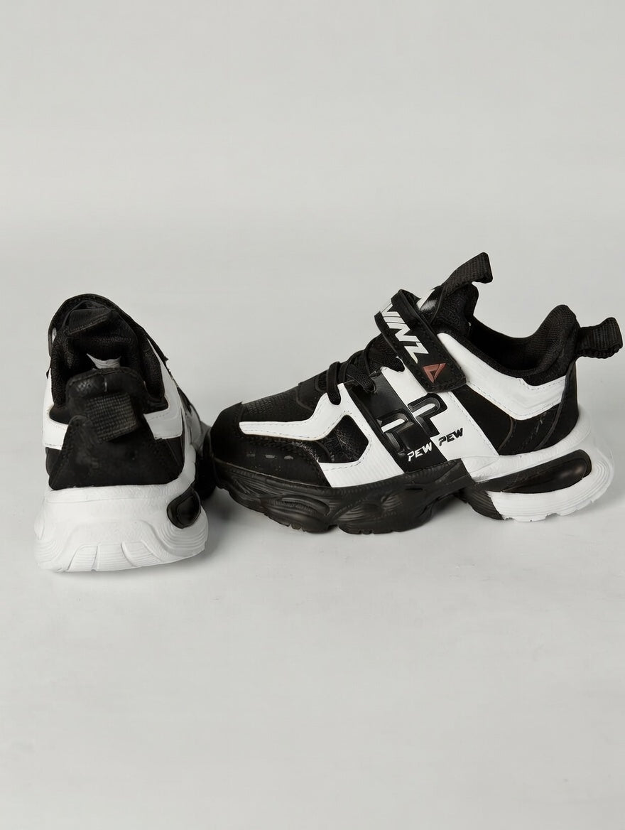 Tenis para niños negro y blanco AVINZ