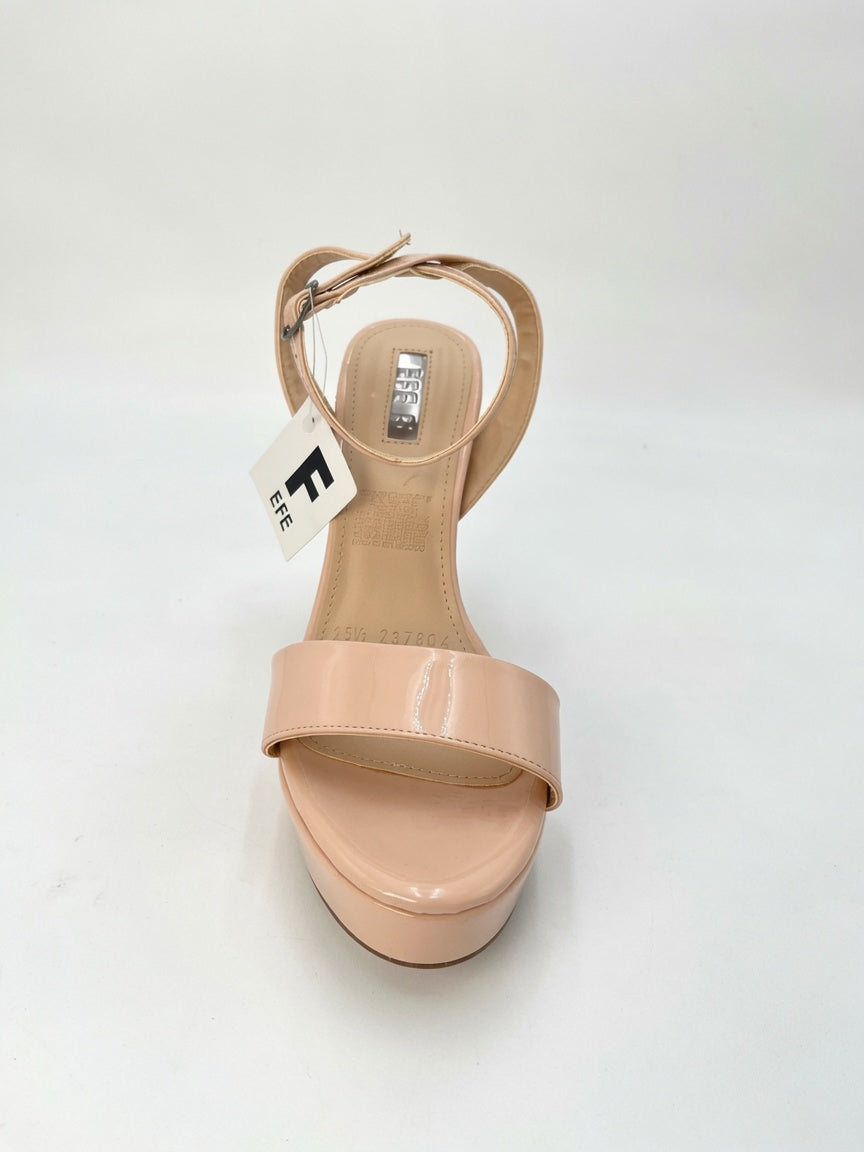 Zapatillas de Plataforma Charol Maquillaje con Tacón Alto