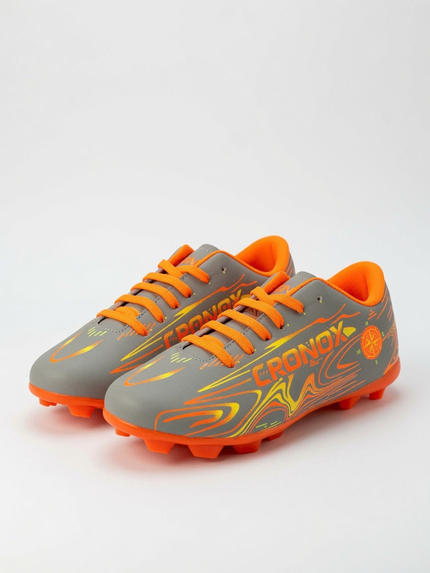 Tachones Fútbol Cronox Hombre Gris Naranja