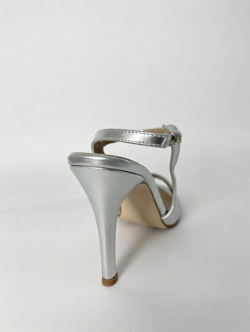 Zapatillas para mujer color plata