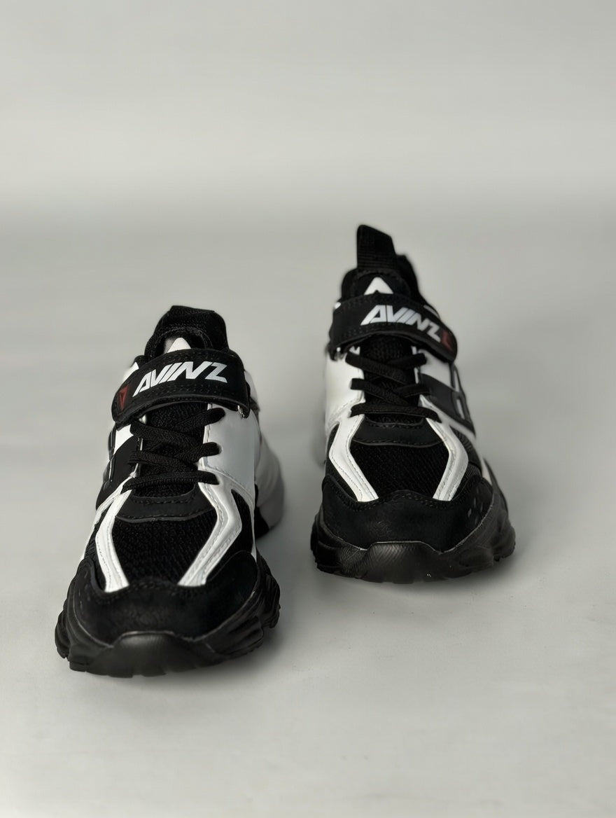 Tenis para niños negro y blanco AVINZ