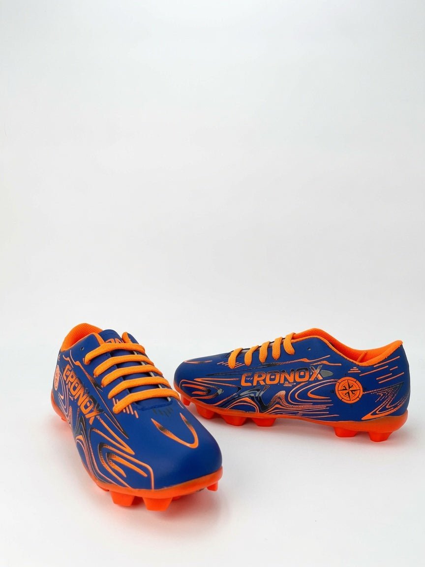 Tachones Fútbol Cronox Hombre Azul Rey Naranja