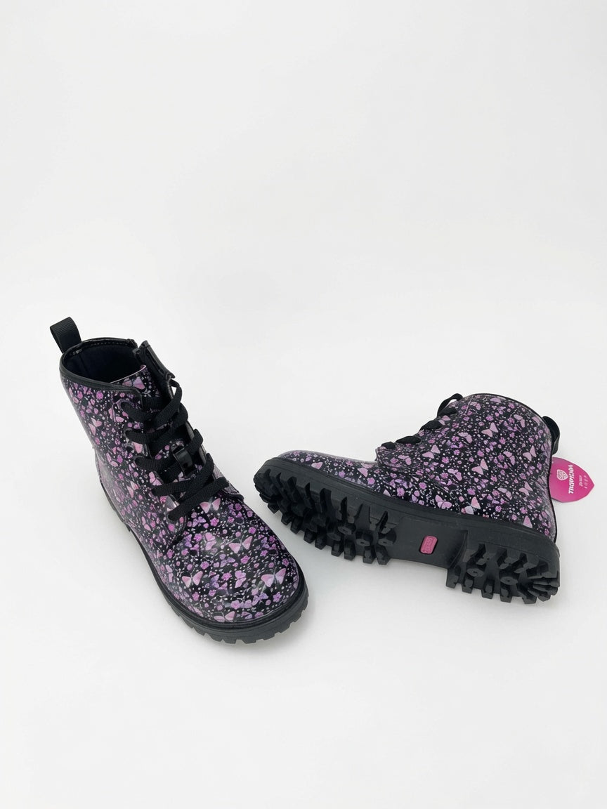 Botin Casual Tropicana con Estampado de Mariposas para Niña