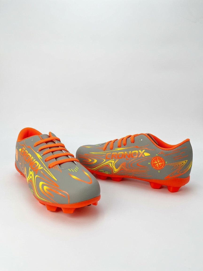 Tachones Fútbol Cronox Hombre Gris Naranja