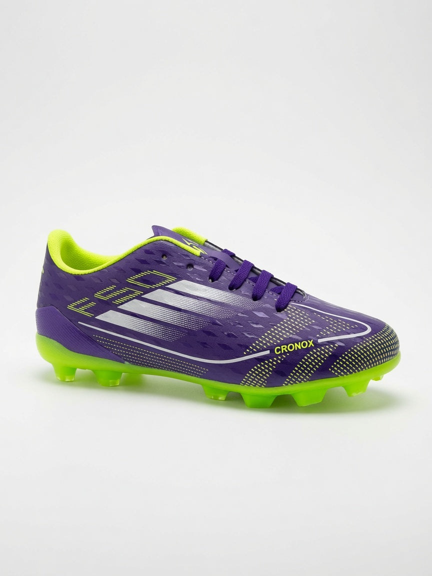 Tachones Fútbol Cronox Hombre Morado Neon