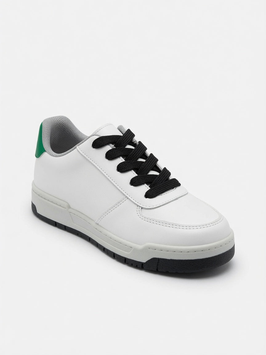 Tenis de Minecraft para Niño Blancos con Cordones Negros Casuales