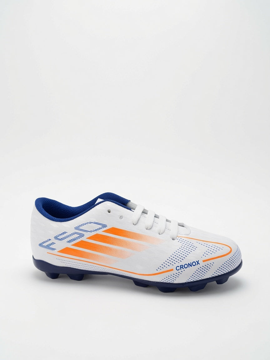Tachones Fútbol Cronox Hombre Blanco Azul Rey