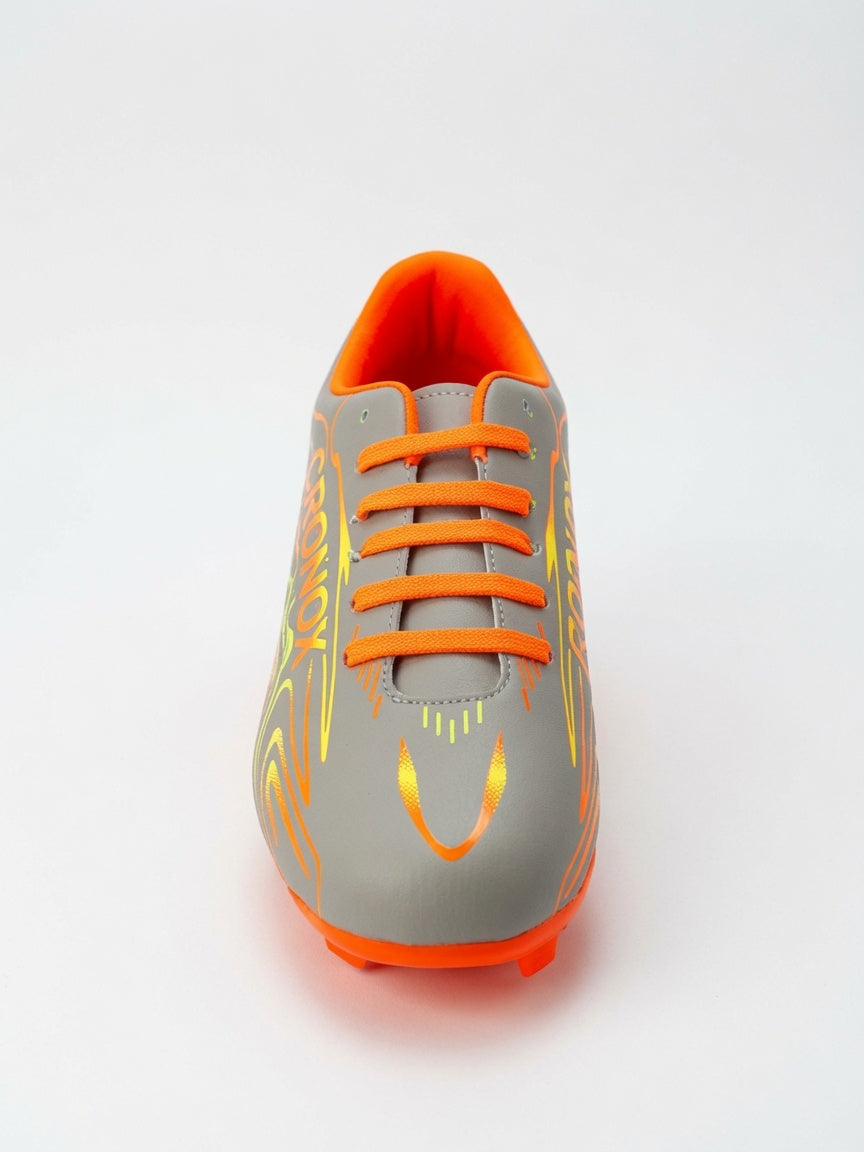 Tachones Fútbol Cronox Hombre Gris Naranja