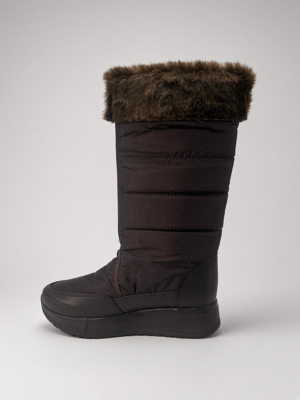 Bota De Nieve Invierno Mujer Térmicas Peluche Café