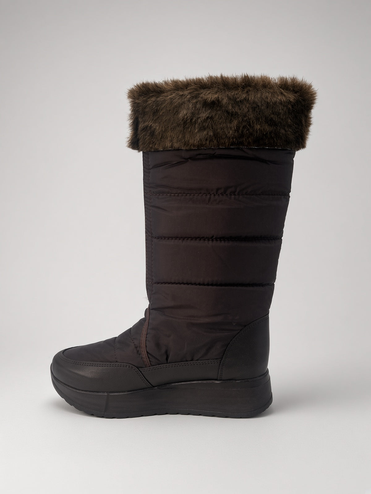 Bota De Nieve Invierno Mujer Térmicas Peluche Café