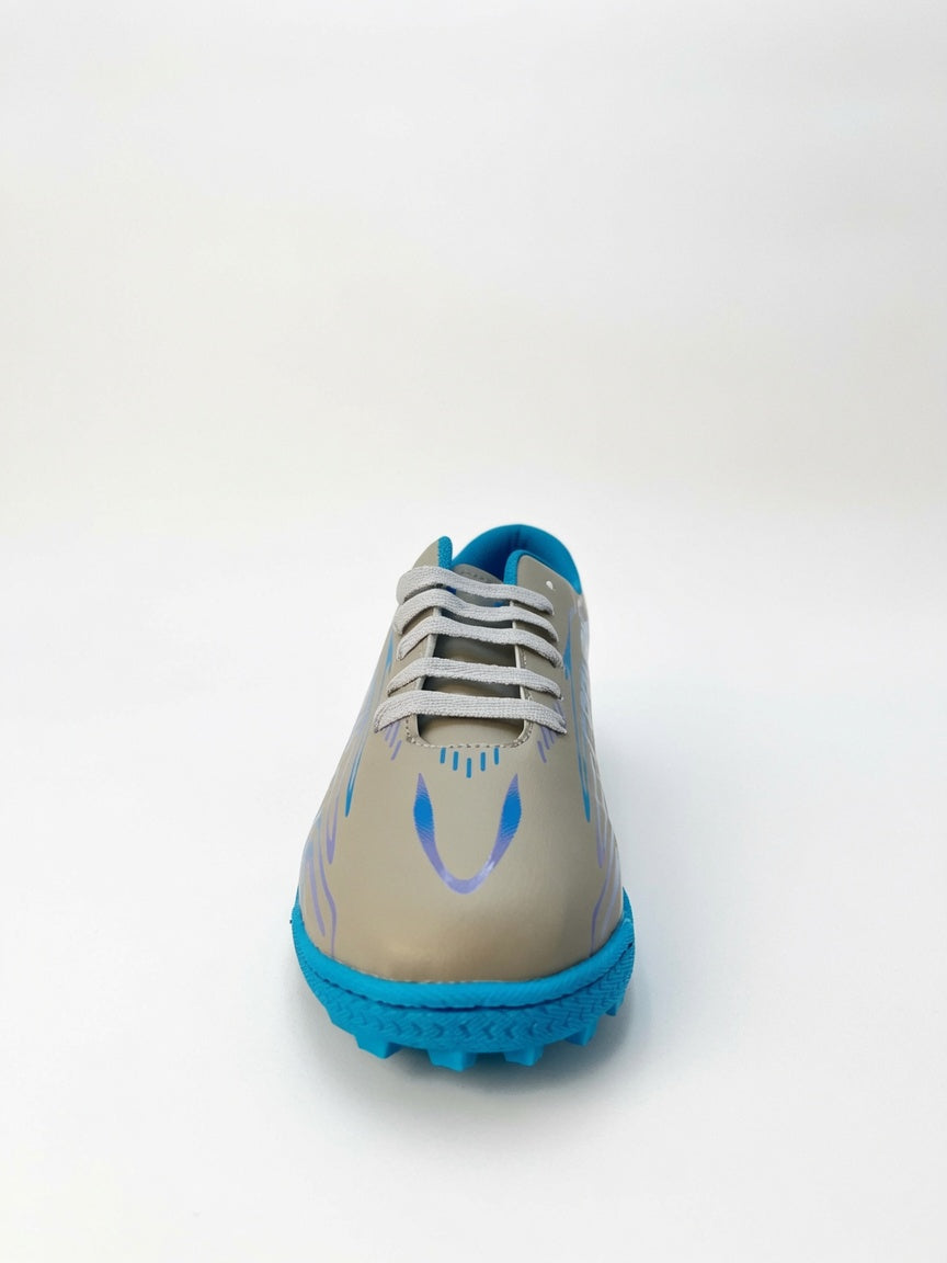 Tenis  Fútbol Rápido Cronox Hombre Gris Turquesa