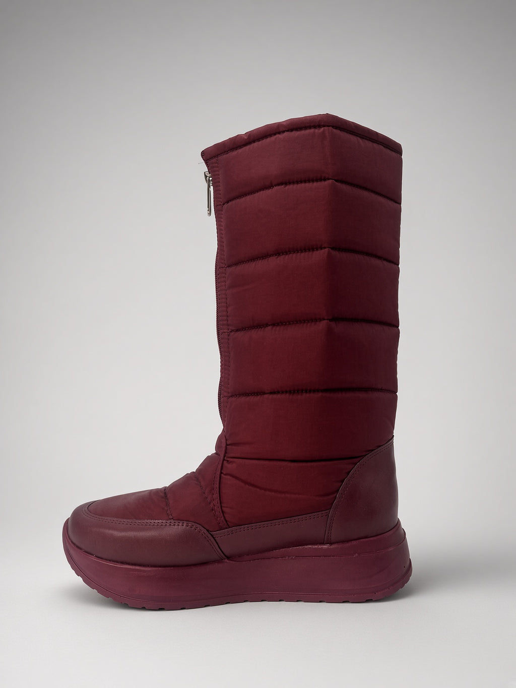 Bota De Nieve Invierno Mujer Térmicas Con Cierre Vino