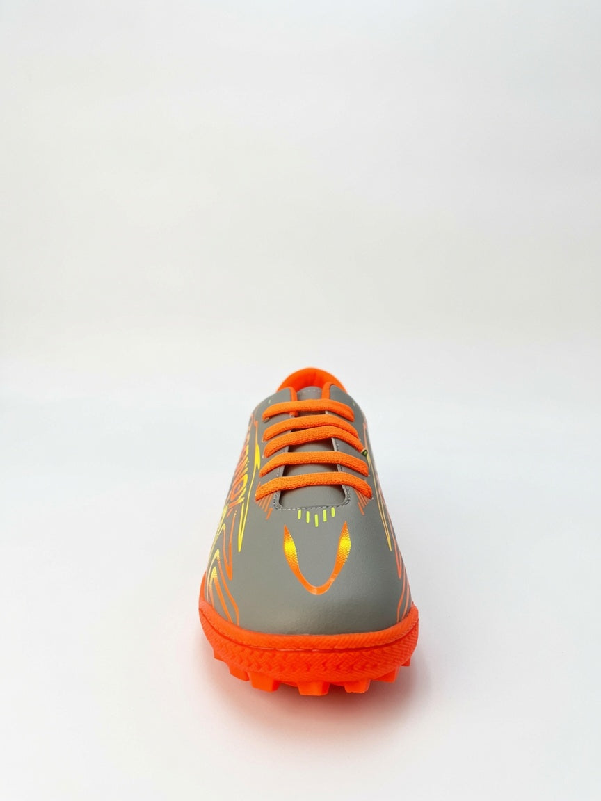 Tenis Fútbol Rápido Cronox Hombre Gris Naranja