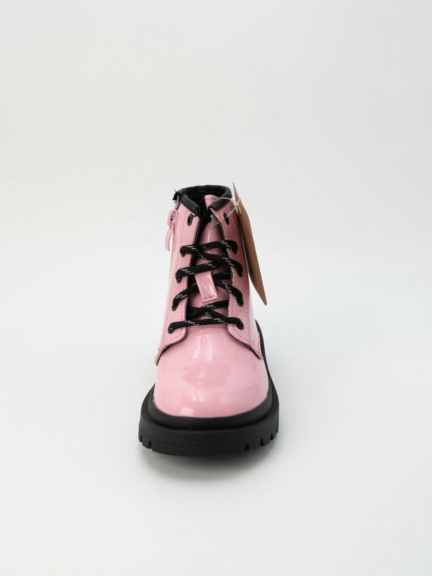 Botines De Charol Disney Minnie Mouse Para Niña Rosa