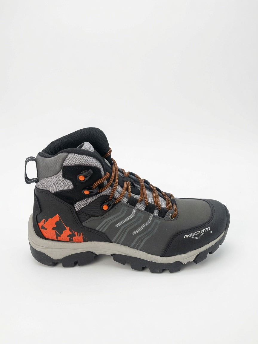 Bota Crosscountry Gris con Naranja