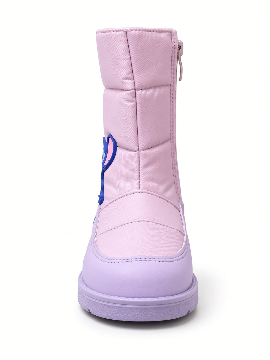 Botas Térmicas Infantiles Disney Stitch para Niña – Rosa / Lila con Cierre Lateral