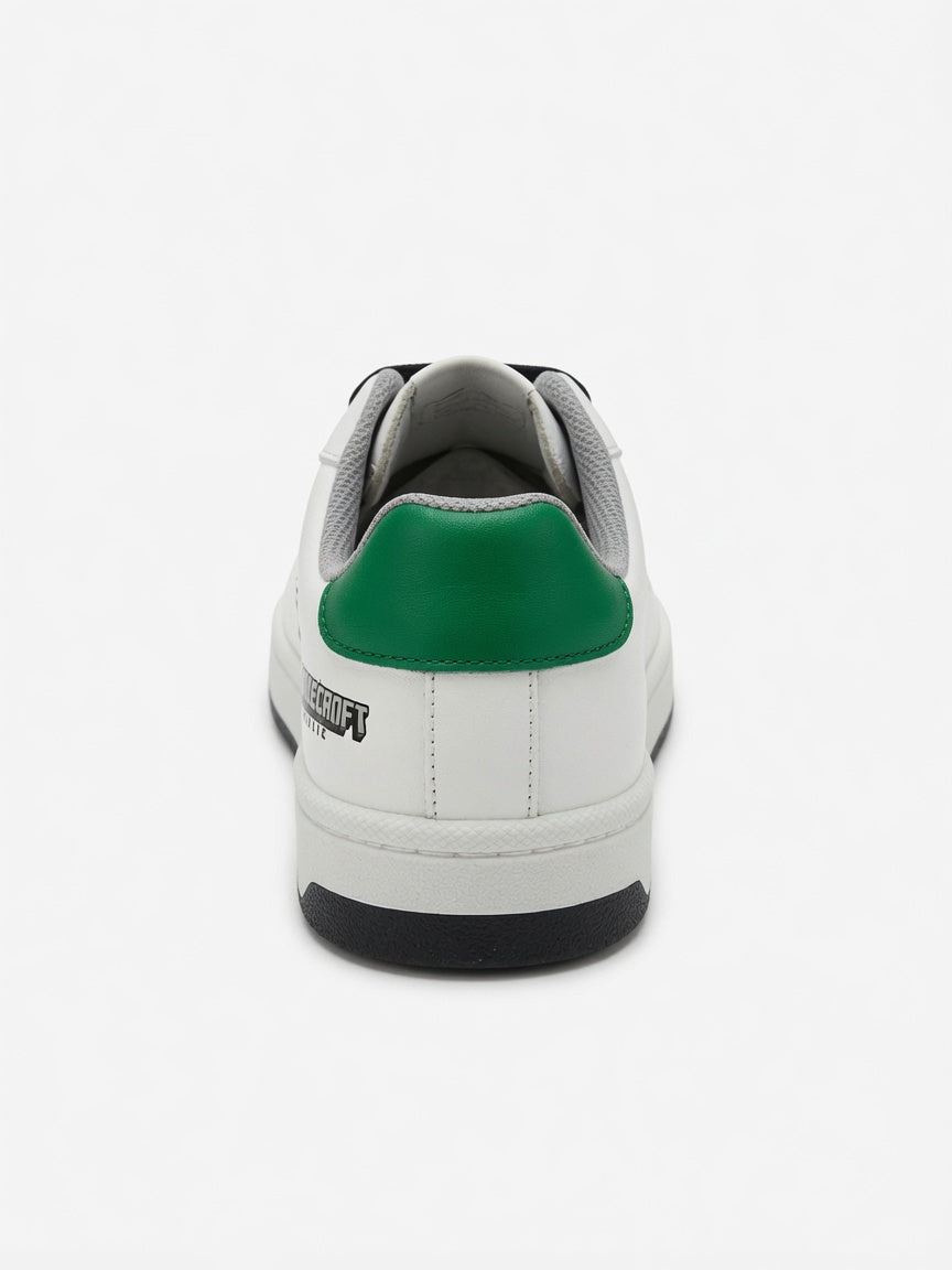 Tenis de Minecraft para Niño Blancos con Cordones Negros Casuales