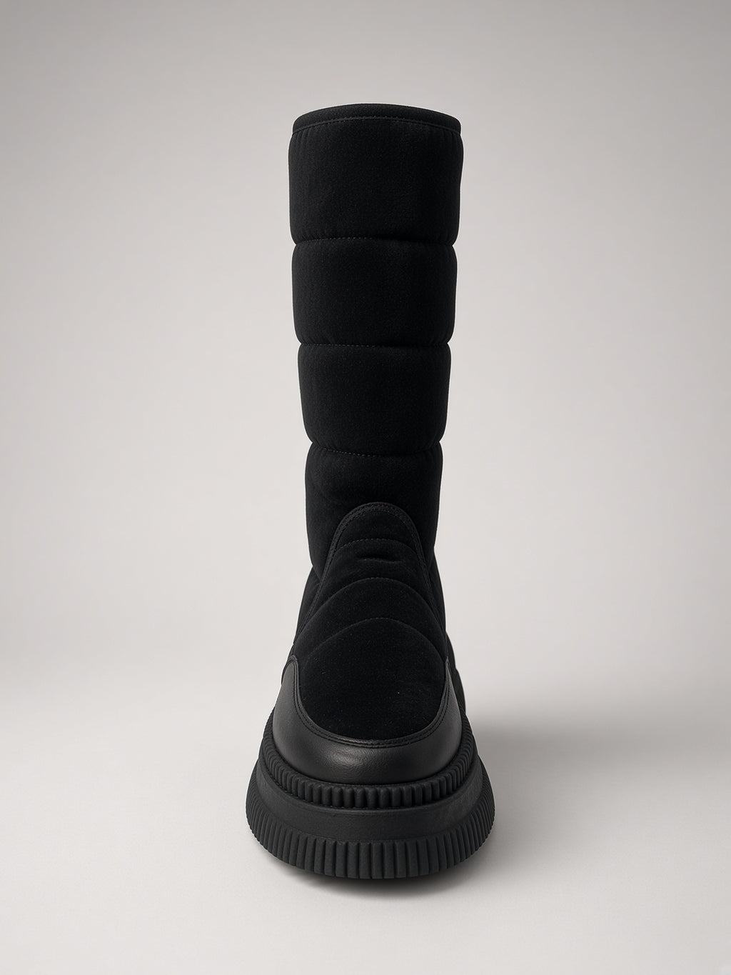 Botas De Nieve Invierno Mujer Térmicas Ajuste Velcro Negro