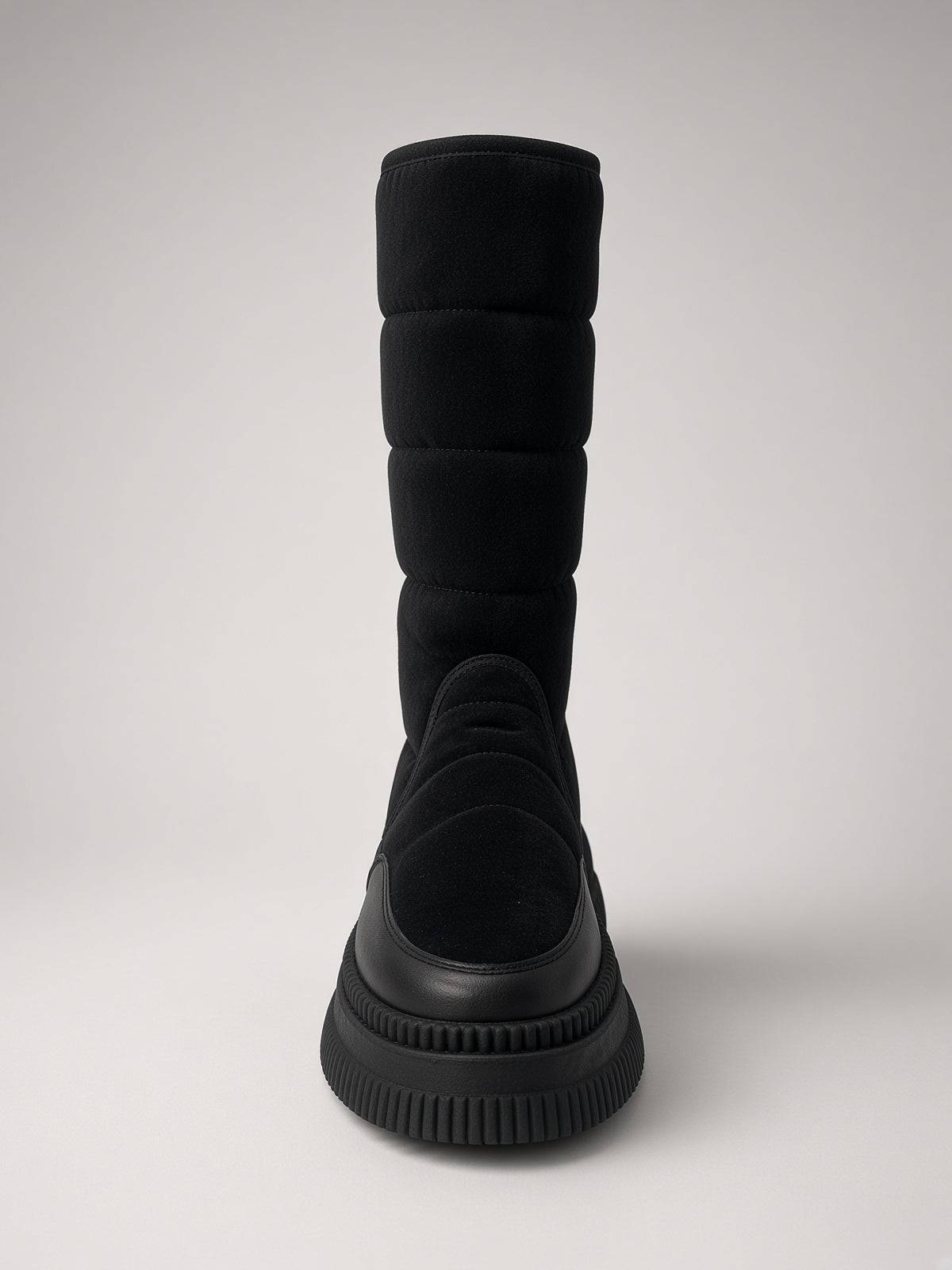 Botas De Nieve Invierno Mujer Térmicas Ajuste Velcro Negro