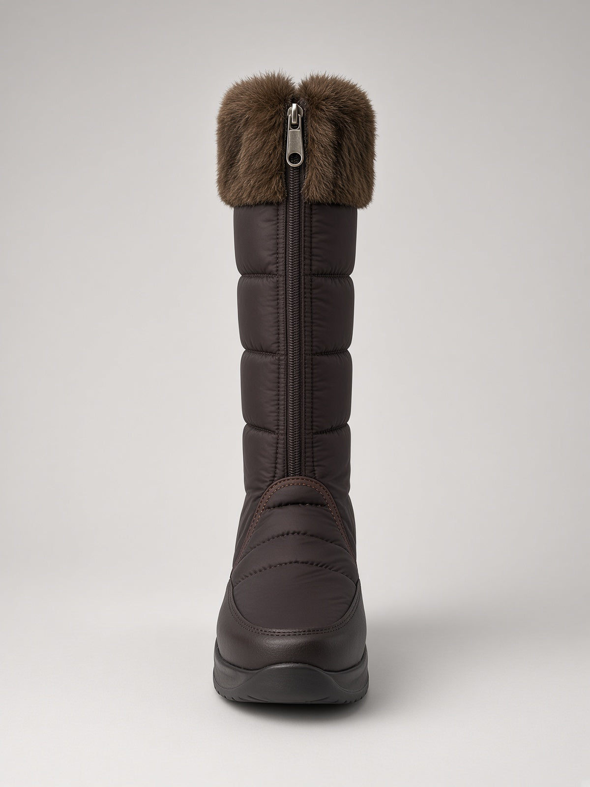 Bota De Nieve Invierno Mujer Térmicas Peluche Café