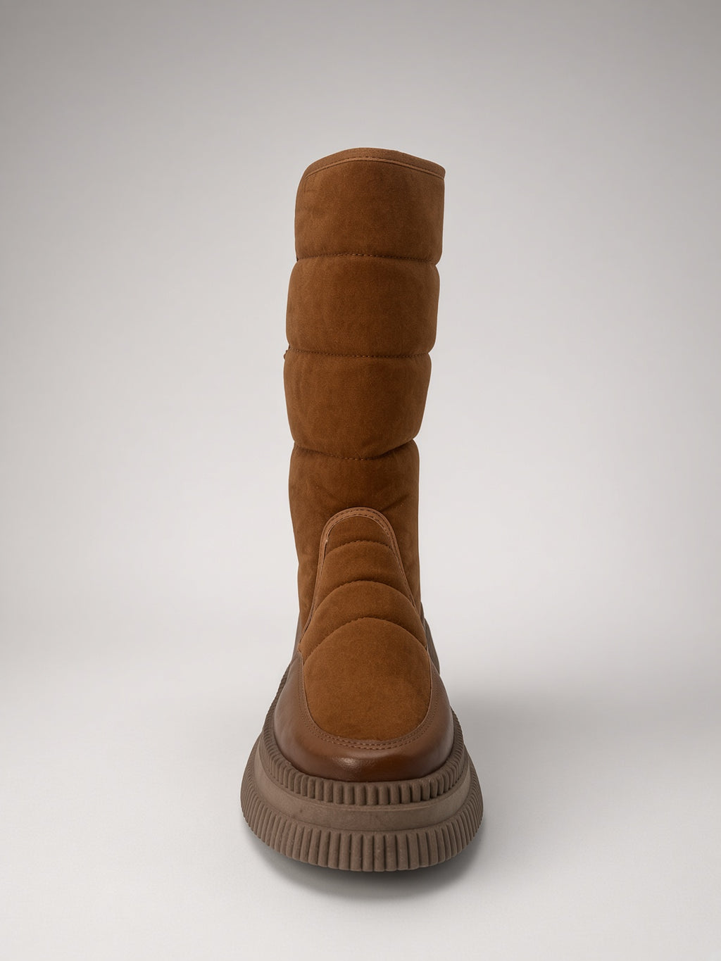 Botas De Nieve Invierno Mujer Térmicas Ajuste Velcro Cafe