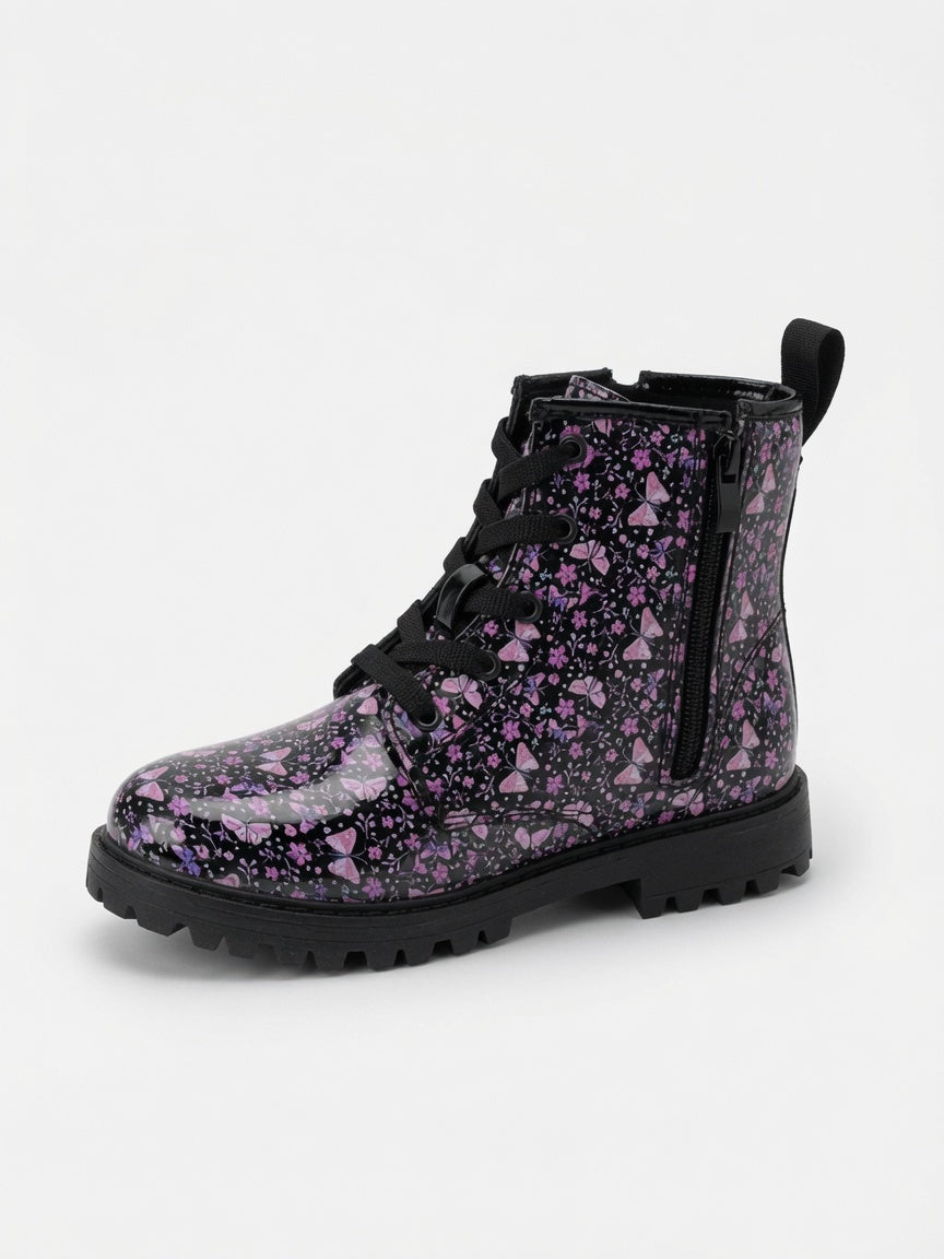 Botin Casual Tropicana con Estampado de Mariposas para Niña