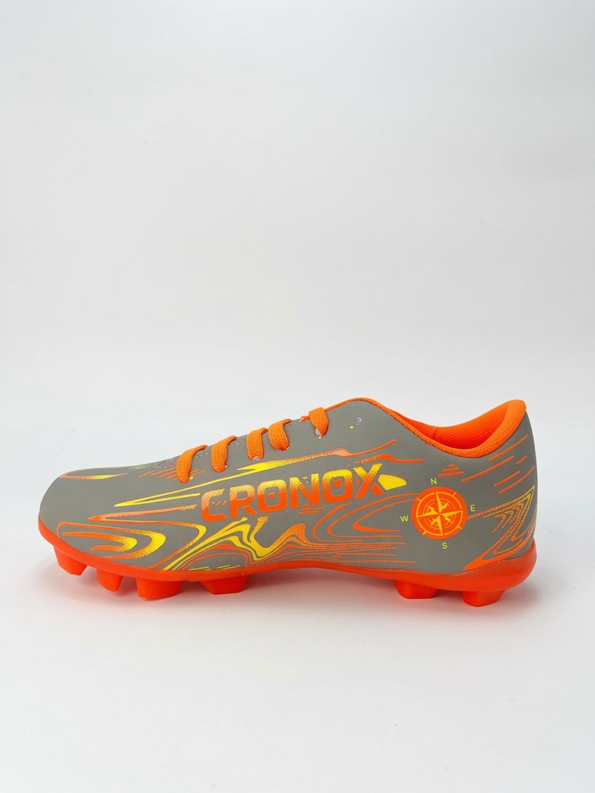 Tachones Fútbol Cronox Hombre Gris Naranja