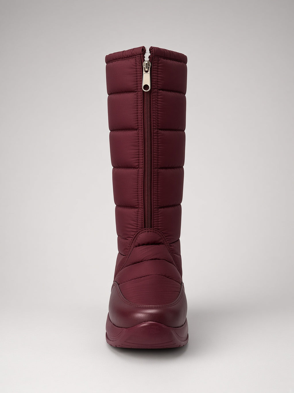 Bota De Nieve Invierno Mujer Térmicas Con Cierre Vino