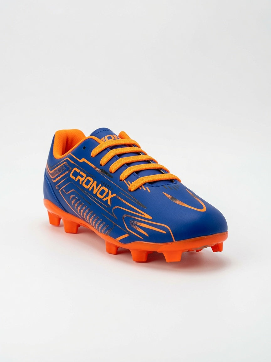 Tachones Fútbol Cronox Hombre Azul Rey Naranja