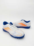 Tenis Fútbol Rápido Cronox Hombre Blanco Azul Rey