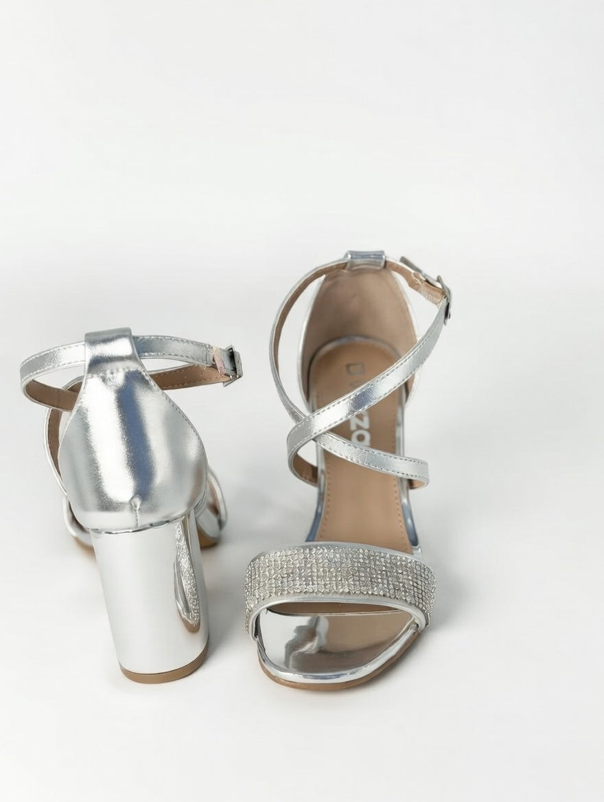 Zapatillas color plata CLASBEN