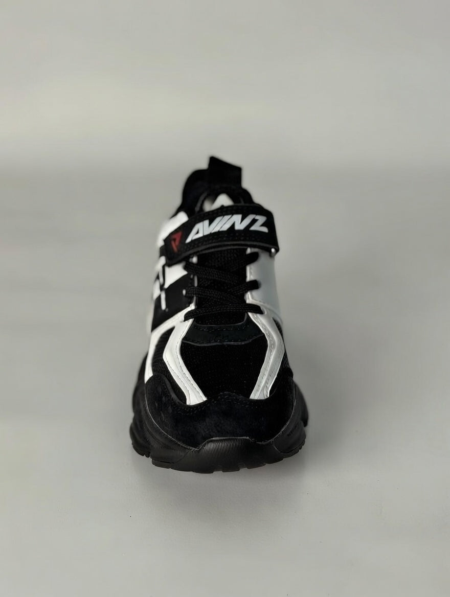 Tenis para niños negro y blanco AVINZ
