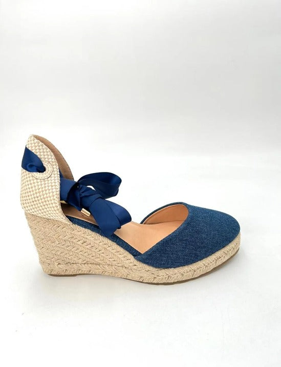 Alpargata  De Yute Azul Mod. 19093-01