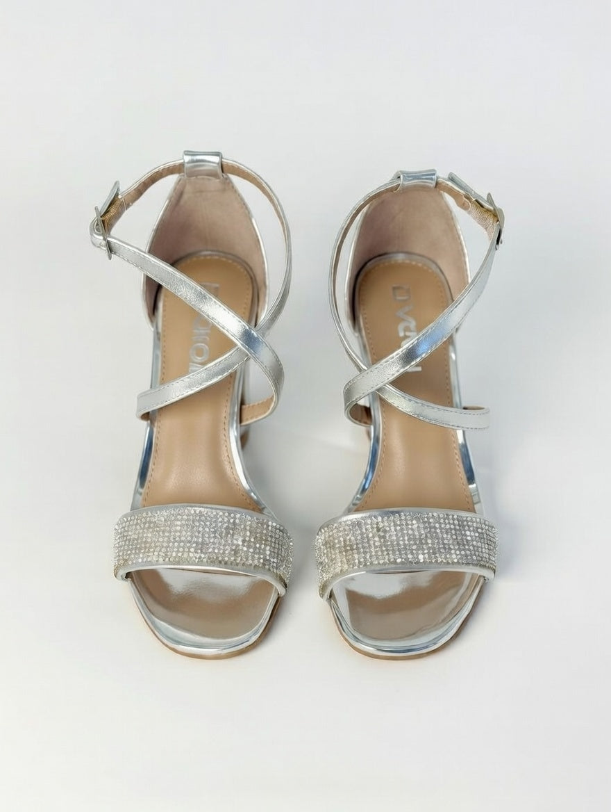 Zapatillas color plata CLASBEN