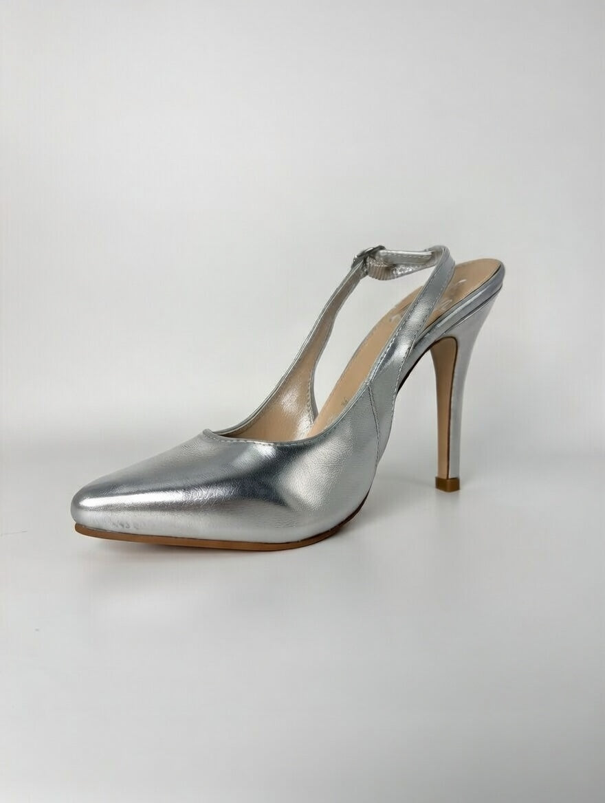 Zapatillas para mujer color plata