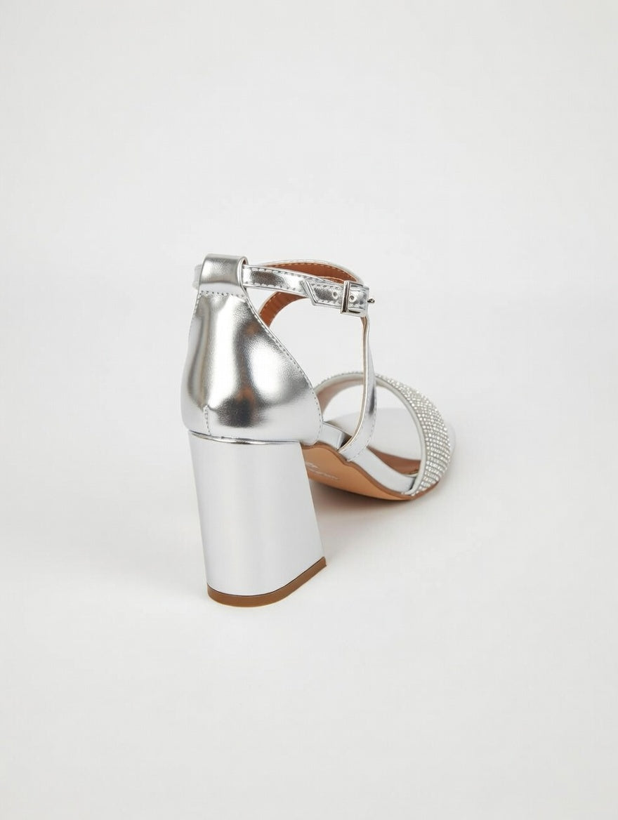 Zapatillas color plata CLASBEN