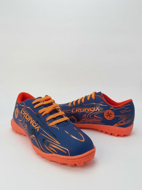 Tenis Fútbol Rápido Cronox Hombre Rey Naranja