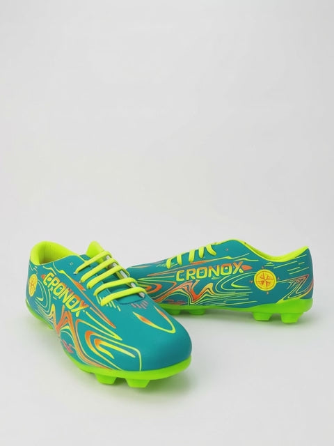 Tachones Fútbol Cronox Hombre Aqua Amarillo Neon